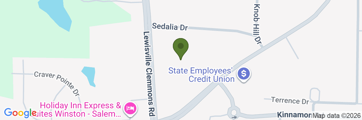Map showing facility locations